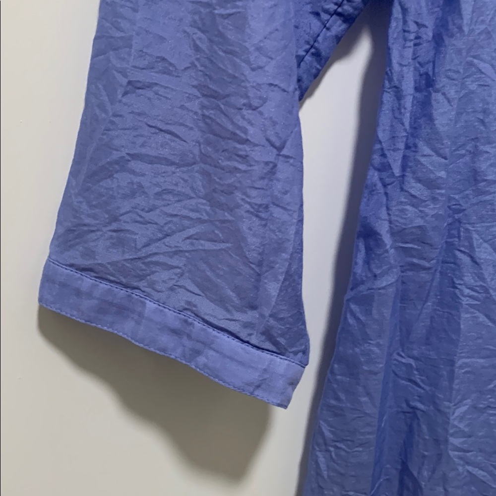 J. Crew Ruffle Button-Up Blouse - Purple - Picture 2 of 10